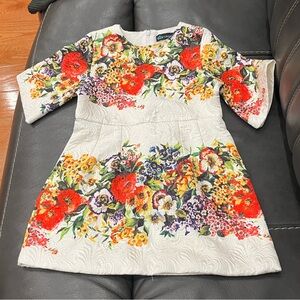 Chaconia Dolls Colorful Floral Dress
